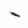 DC Conector/Splitter Generico PLUG-1748 PLUG-1748 4,8x1,7mm Largo-x9mm Plug Alimentacion DC para Soldar 3/16p