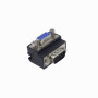 VGA DVI DB15 DB9 Generico DB9-LU DB9-LU Conector Angular Serial Macho-Hembra DB9 sin-Cable DE-09/HM Vertical-A
