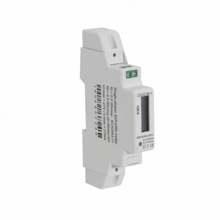 Remarcador / Sensor Generico DDS238-1 DDS238-1 Medidor 0,02-32A Volt Ampere Watt BackLit RielDin-18mm 230VAC Remarcad