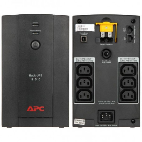 UPS interactiva Apc BX950UI BX950UI APC UPS 950VA 230V CON REGULADOR VOLTAJE