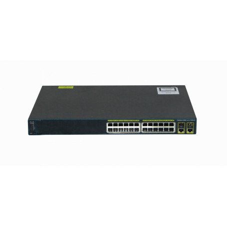 Admin 16-24 PoE Cisco WS-C2960-24PC-L WS-C2960-24PC-L CISCO 24-100-PoE 370W-tot 2-SFP-Combo Console Switch Admin Rack