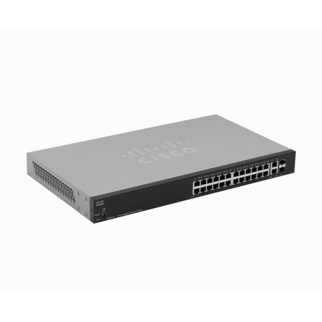 1000 Administrable Cisco SG250-26 SG250-26 CISCO 1-USB-AH 24-1000 2-SFP-Combo RS232-RJ45 Switch Rack Semi-Admin