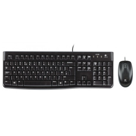 Teclado / Mouse Logitech 920-004428 920-004428 Logitech Combo alambrico teclado+mouse MK120 antiderrame