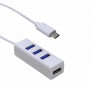 PCI USB / Hub USB Generico USBC-HUB USBC-HUB USB2.0 USB-CM HUB-4-AH Blanco Cable-10cm