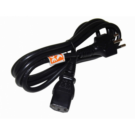 Cable de Poder Linkmade CIMC CIMC 1,5mt Negro C13-Hembra Chile-It-Macho Cable Poder 6A 3x0,75mm2 150cm