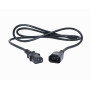 Cable de Poder Linkmade CCMC CCMC 1,5mt Negro Macho-Hembra Cable de Poder C13/C14 6A 3x0,75mm2 150cm