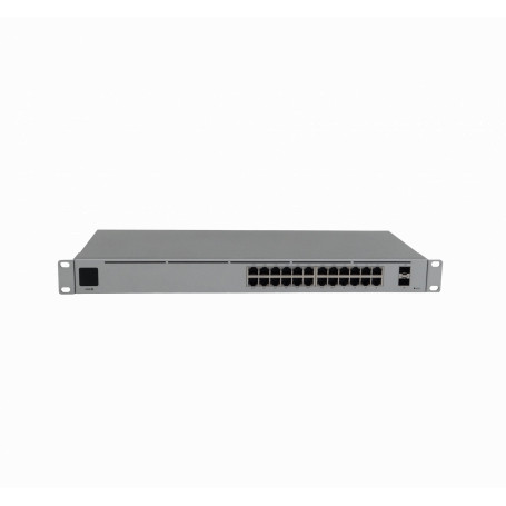 Unifi Switch/Control Ubiquiti USW-24-POE USW-24-POE UBIQUITI Switch 95W-tot 24-1000-PoE24/48af/52at 2-SFP req-Server-UAP
