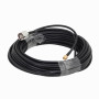 Cable coax armado Generico RM2NM-15M RM2NM-15M 15mt RPSMA-Macho N-Macho LMR195 Cable Coaxial Negro