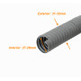 Flexible Metalico Generico M32-50 M32-50 32mm Rollo-50mts Conduit Flexible Metalico Cubierto-PVC