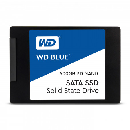 SSD Internos Western Digital WDS500G2B0A Unidad SSD 500GB WD Blue 3D NAND, 2.5", SATA 6.0Gb/s, Lectura 560MB/s, Escritura 530...