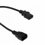 Cable de Poder Ulink NCMC NCMC 3x0,75mm2 C13-C14 6A 1,8mt Macho-Hembra Cable Poder 180cm