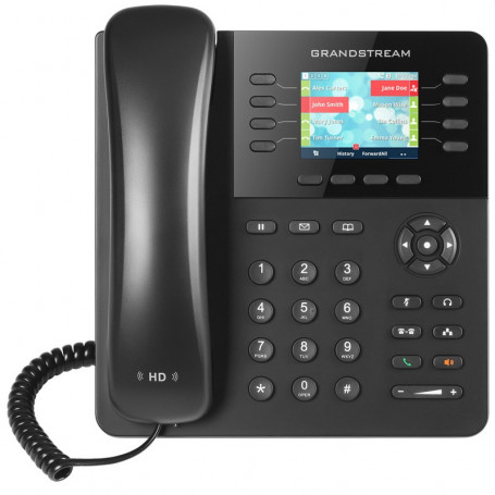 Telefono IP Grandstream GXP2135 TELEFONO IP HD POE GIGABIT COLOR 8 LINEAS GRANDSTREAM GXP-2135