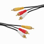 Cable Audio Video Generico AV-5R3 AV-5R3 5mt 3-RCA-M 3-RCA-M 3x3 Audio-Video Cable 500cm