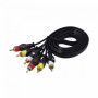Cable Audio Video Generico AV-2R3 AV-2R3 1,5mt 3-RCA-M 3-RCA-M 3x3 Audio-Video Cable 150cm