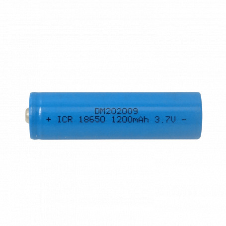 18650 1-Pila Litio 3,7V 1200mAh Li-ion Recargable Bateria Lithium
