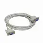DB9 DE-09 / DB25 / CEN36 Otras Marcas DB9-3HH-N DB9-3HH-N Null-Modem 2,5mt DB9-Hembra-Hembra 252cm Cable Cros Serial RS232 DE-09