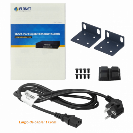 Switch PLANET GSW-2401 24 puertos Gigabyte 10/100/1000 base-T
