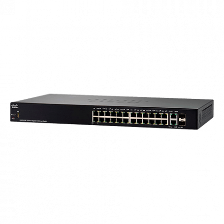 1000 Semi-admi Smart Cisco SG250-26P SG250-26P CISCO RF 24-1000(12-PoE-af) 100W-tot 2-SFP-Combo SwitchSmart SLM2024PT