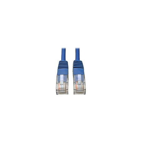 Cat5e entre 0,3 y 1,5mt Tripplite N002-003-BL N002-003-BL Cable Ethernet moldeado (UTP) Cat5e de 350 MHz (RJ45 M/M) - Azul, 3...