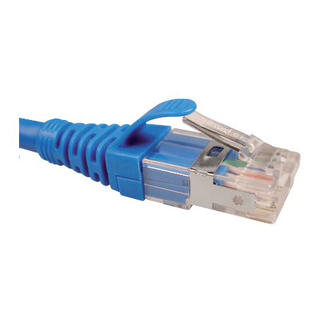 Cable Cat6A NEXXT NAB-PCS6A3FBL Cable de Red Nexxt 0.91 Metros Cat 6A RJ45 Trenzado S/FTP Azul