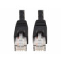 Cable Cat6A Tripplite N261-020-BK Cable Ethernet UTP Snagless Certificado Cat6a 10G (RJ45 M/M), Negro, 6.1 m [20 pies]