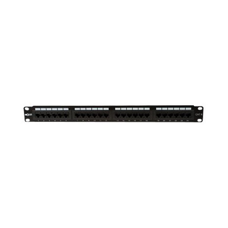 CAT6 Nexxt Solutions Infrastructure AW191NXT06 AW191NXT06 Patch Panel Nexxt 24P Cat6 NEGRO