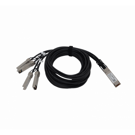 Cable Twinaxial/DAC Mikrotik Q+BC0003-S+ Q+BC0003-S+ MIKROTIK 4x10gbps 3mt Cable Directo QSFP+40G Backbone DAC 30AWG PVC