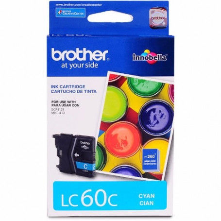 Tintas y Toner Brother LC60C brother lc60c - cieen - original - cartucho de tinta - para brother dcp-j125 mfc-j410 mfc-j410w