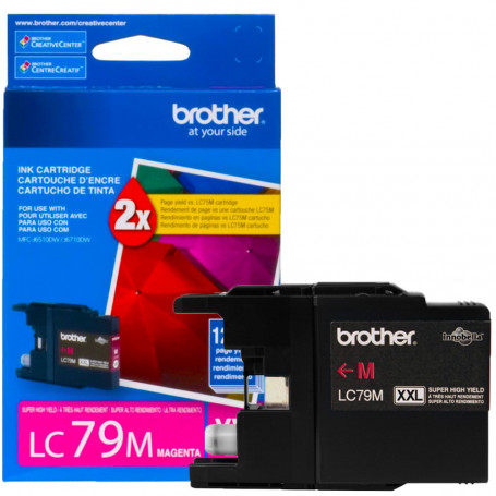 Tintas y Toner Brother LC79M brother lc79m - seeper alto rendimiento - magenta - original - cartucho de tinta - para brother ...