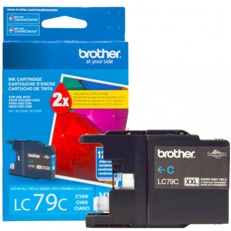 Tintas y Toner Brother LC79C brother lc79c - seeper alto rendimiento - cieen - original - cartucho de tinta - para brother mf...