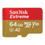 Memoria Flash y acc SanDisk SDSQXA2-064G-GN6MA sandisk extreme - tarjeta de memoria flash adaptador microsdxc a sd incluido -...