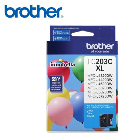 Tintas y Toner Brother LC203C brother lc203c - alto rendimiento - cieen - original - cartucho de tinta - para brother mfc-j46...