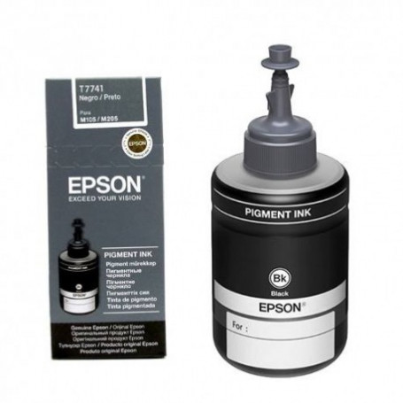 Tintas y Toner Epson T774120-AL T774120-AL Botella de Tinta Negra Epson 774