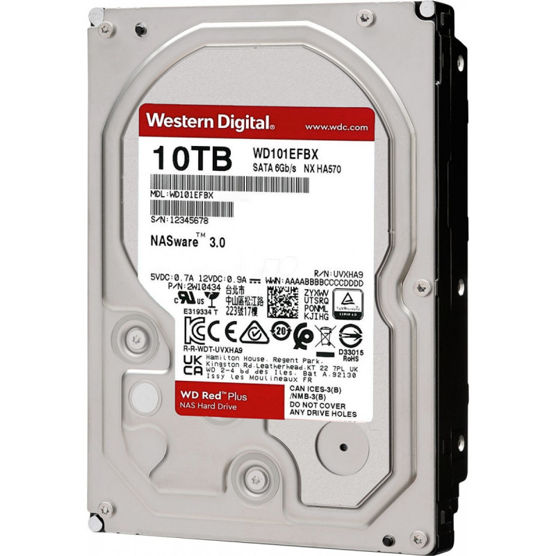 Western Digital WD4003FFBX 4TB 3.5 7.2K RPM 512e WD Red Pro NAS