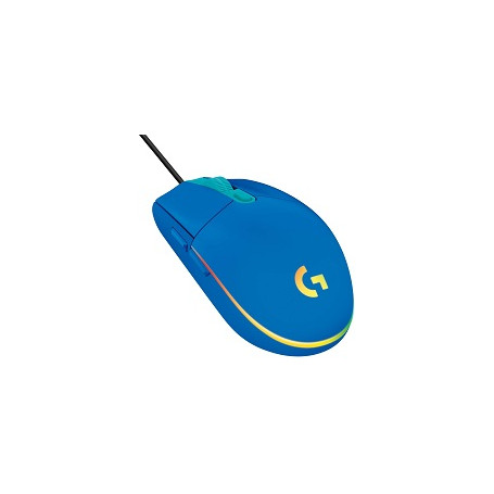 Teclado / Mouse Logitech 910-005795 Mouse Gamer Logitech G203 LIGHTSYNC, 6 Botones, 8000DPI, Azul 910-005795