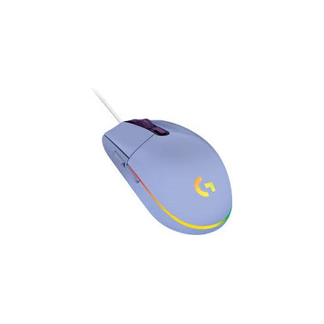 Teclado / Mouse Logitech 910-005852 logitech gaming mouse g203 lightsync - ratean - eaptico - 6 botones - cableado - usb - lila