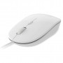 Teclado / Mouse Klip Xtreme KMO-201WH Mouse Alámbrico Klip Xtreme, 4 Botones, 1600DPI, Plug & Play, Blanco