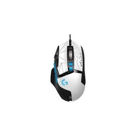 Teclado / Mouse Logitech 910-006096 Mouse Gamer Logitech G502 K/DA (Sensor Hero, 25.600dpi, 11 botones, RGB)