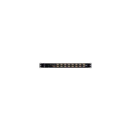 Rack KVM Consola Tripplite B020-U16-19-K Consola Tripplite multiplexor KVM NetDirector para montar en rack 1U de 16 puertos