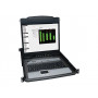 Rack KVM Consola Tripplite B020-U16-19-K Consola Tripplite multiplexor KVM NetDirector para montar en rack 1U de 16 puertos
