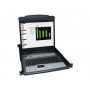 Rack KVM Consola Tripplite B020-U16-19-K Consola Tripplite multiplexor KVM NetDirector para montar en rack 1U de 16 puertos