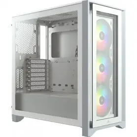 Cajas / Gabinetes Corsair Memory CC-9011205-WW corsair icue 4000x rgb - torre - atx - sin fuente de alimentaciean atx - blanc...
