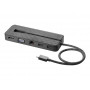 DisplayPort/MiniDP/USB-C HP 1PM64AA#ABA Adaptador HP Mini Docking Station USB-C 1PM64AA ABA