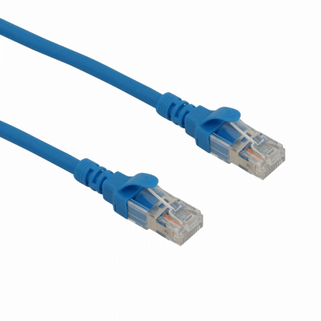 Cable Cat6A Linkmade C6AA-200 C6AA-200 20mt Cat6a U/FTP Azul LSZH Cable Patch Inyectado Multifilar