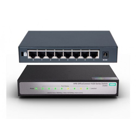 1000 no administrable HPE JH329A JH329A Switch HPE OfficeConnect 1420 8-1000 - no Admin.