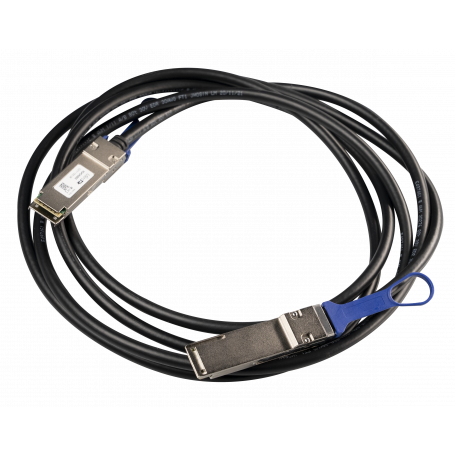 Cable Twinaxial/DAC Mikrotik XQ+DA0003 XQ+DA0003 MIKROTIK 3mt QSFP28-100G Cable Directo Backbone DAC Cobre 30AWG PVC