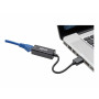 USB HUB / LAN RJ45 Tripplite U336-000-R Adaptador USB 3.0 a Ethernet Gigabit 10/100/1000Mbps TrippLite, Black