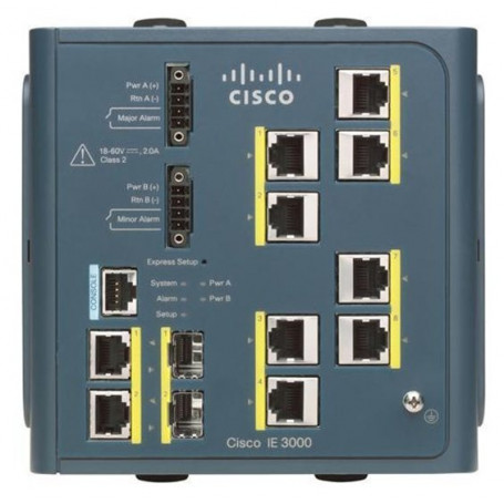 Industrial Cisco IE-3000-8TC Cisco IE-3000-8TC 8-100 2-SFP Switch industrial Serie 3000