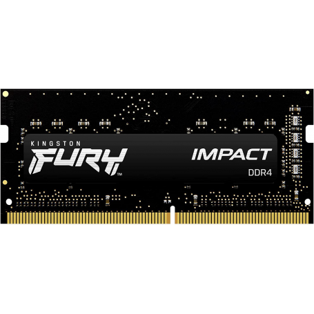 Memoria RAM Kingston KF432S20IB/16 KF432S20IB/16 RAM Kingston Fury Impact de 16GB (DDR4, 3200MHz, CL20, Non ECC, SODIMM)