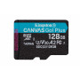 Memoria RAM Kingston SDCG3/128GBSP Kingston Canvas Go Plus - Tarjeta de memoria flash - 128 GB - A2  Video Class V30  UHS-I U...
